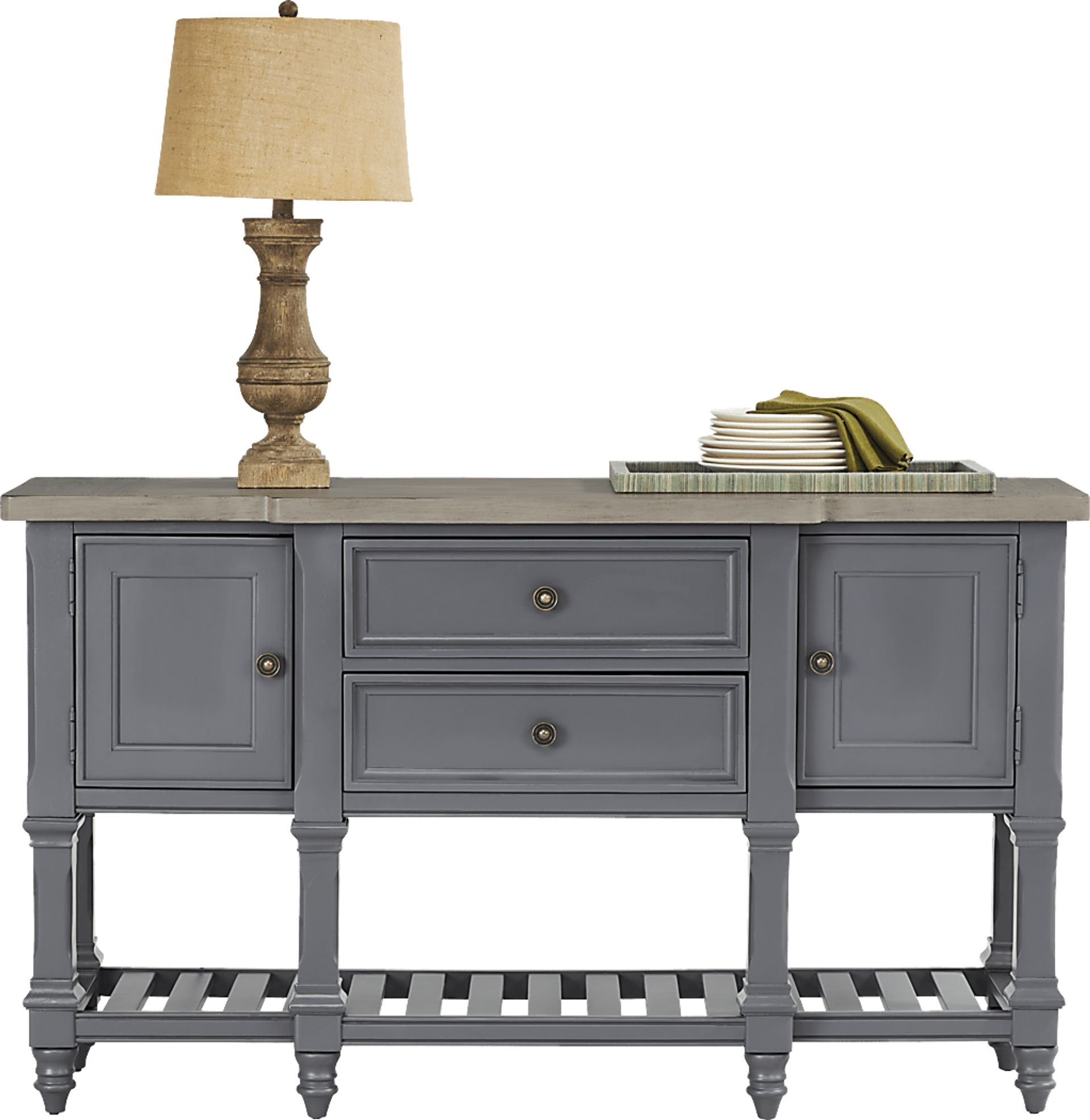 Shorewood Gray Credenza - Image 2