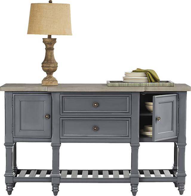Shorewood Gray Credenza - Thumbnail - Image 3