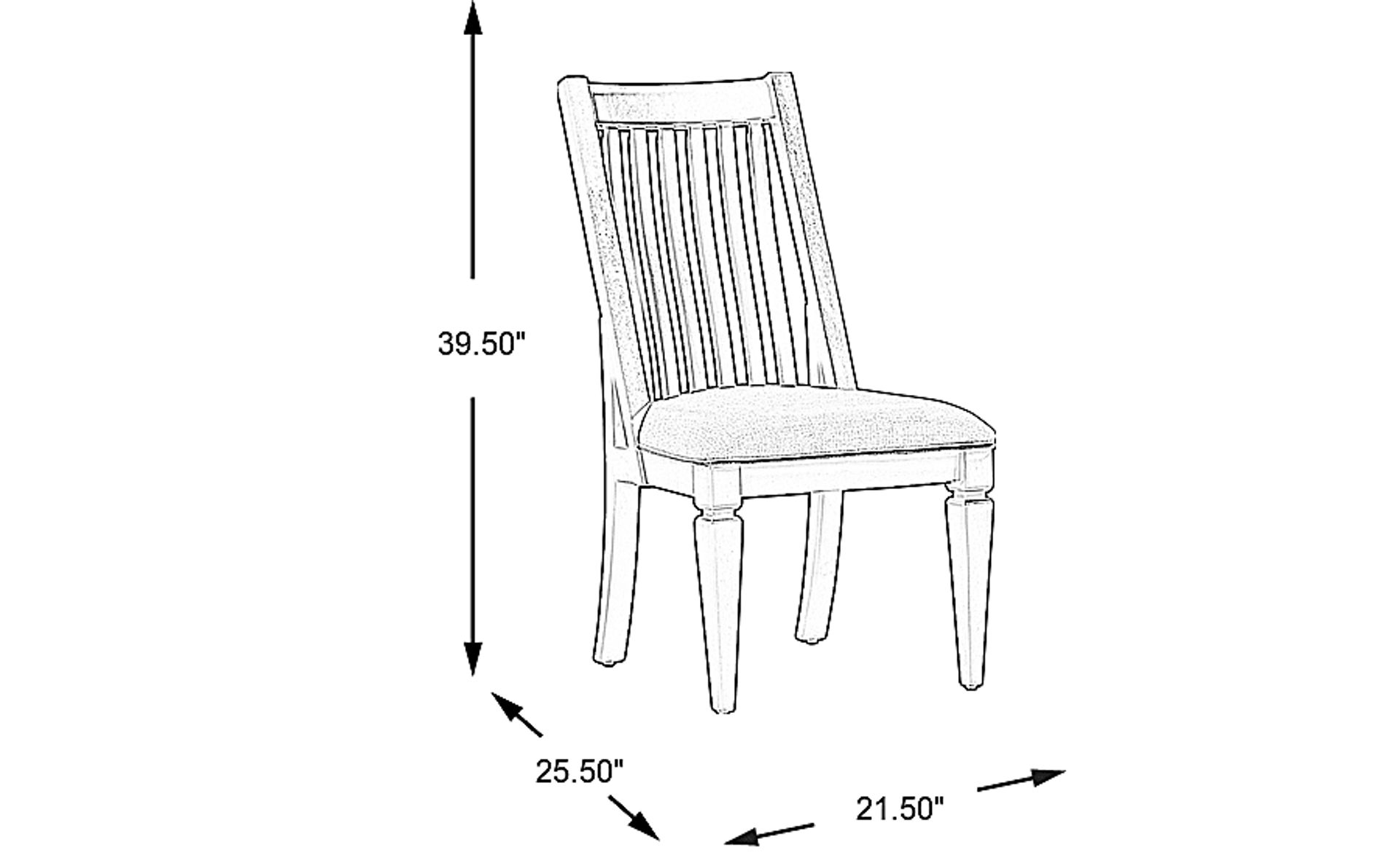 Dimension Image. Please refer to the Dimension Tab on this page for dimension details.