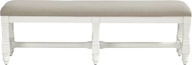 Shorewood White Bench - Thumbnail - Image 2