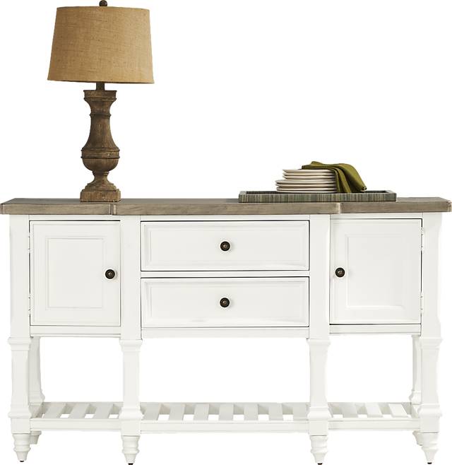 Shorewood White Credenza - Thumbnail - Image 2