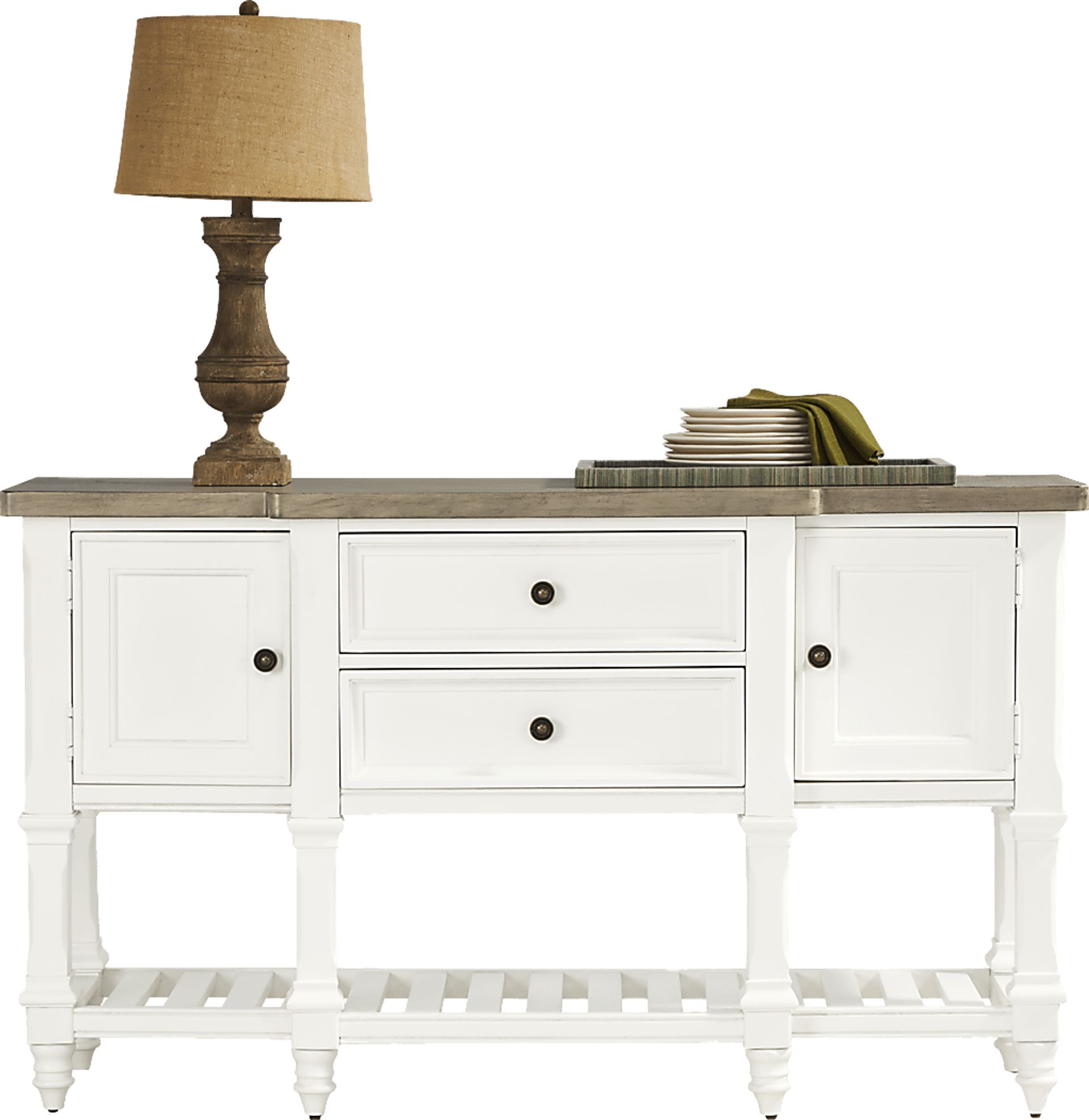 Shorewood White Credenza - Image 2