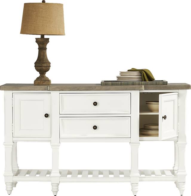 Shorewood White Credenza - Thumbnail - Image 3