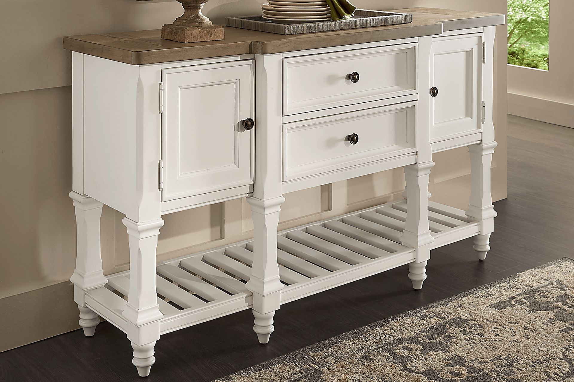 Shorewood White Credenza - Image 4