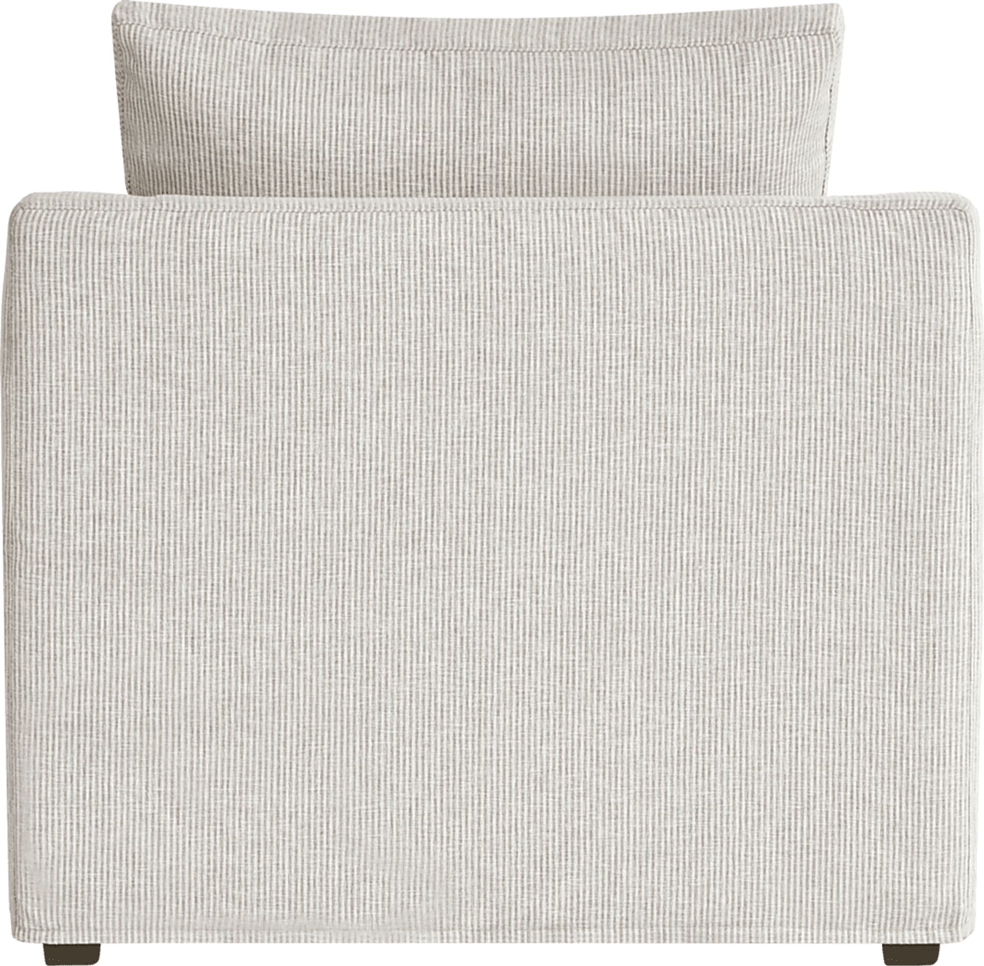Soho Loft Beige Slipcover Chair - Image 3
