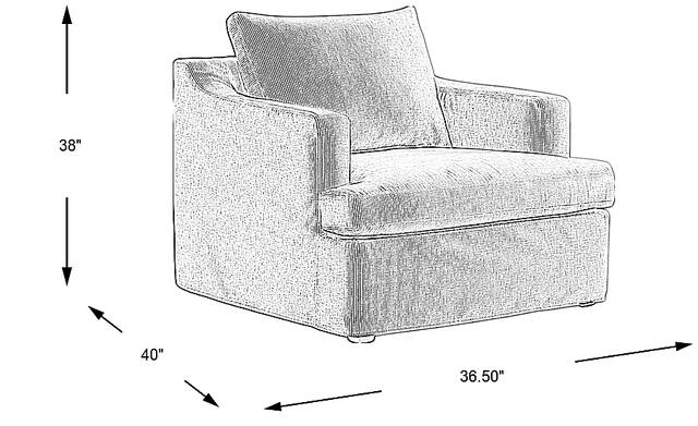 Dimension Image. Please refer to the Dimension Tab on this page for dimension details.