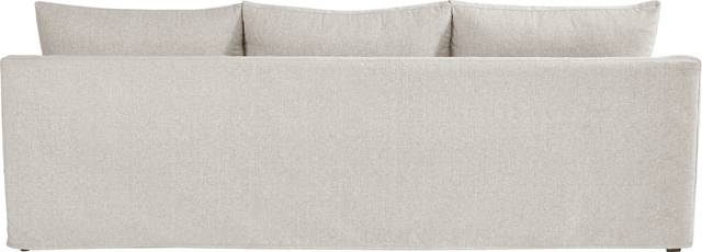 Soho Loft Beige Slipcover Chaise Sofa - Thumbnail - Image 2