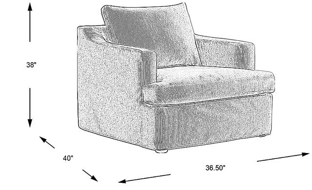 Dimension Image. Please refer to the Dimension Tab on this page for dimension details.