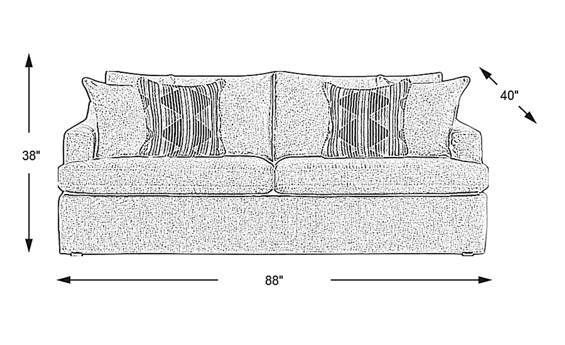 Dimension Image. Please refer to the Dimension Tab on this page for dimension details.