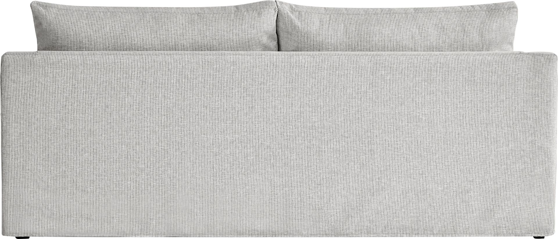Soho Loft Gray Slipcover Sofa - Image 2