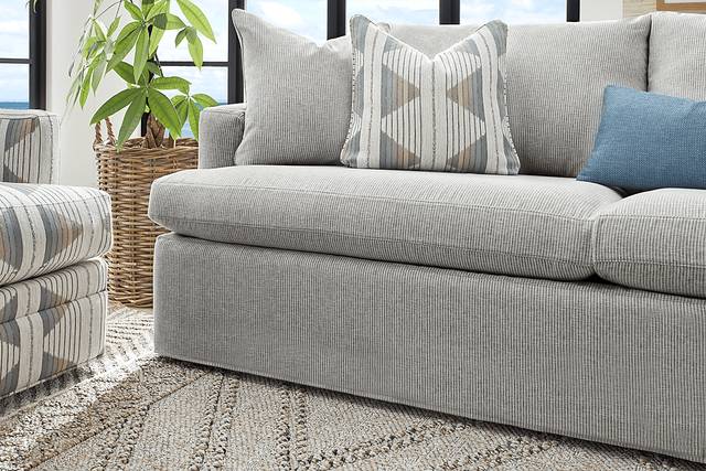 Soho Loft Gray Slipcover Sofa - Thumbnail - Image 3