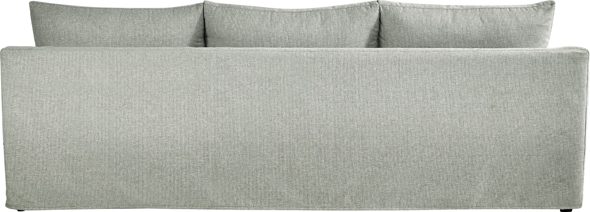 Soho Loft Green Slipcover 4 Pc Sectional Living Room - Image 3