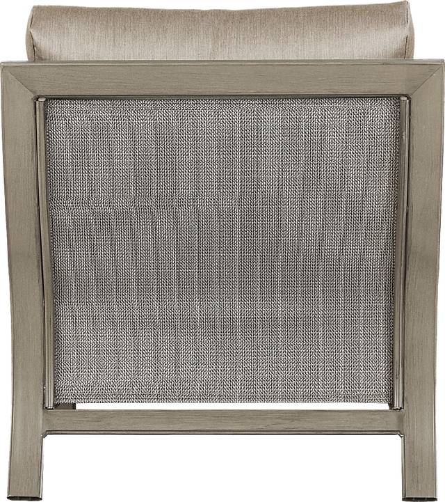 Cindy Crawford Home St. Lucia Champagne Outdoor Chair with Mushroom Cushions - Thumbnail - Image 2