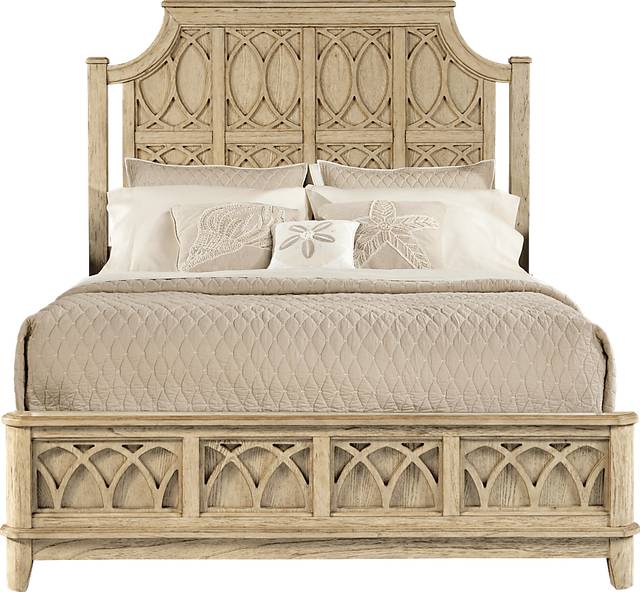 Cindy Crawford Home Sunset Isles Ash Panel 3 Pc Queen Bed - Thumbnail - Image 1