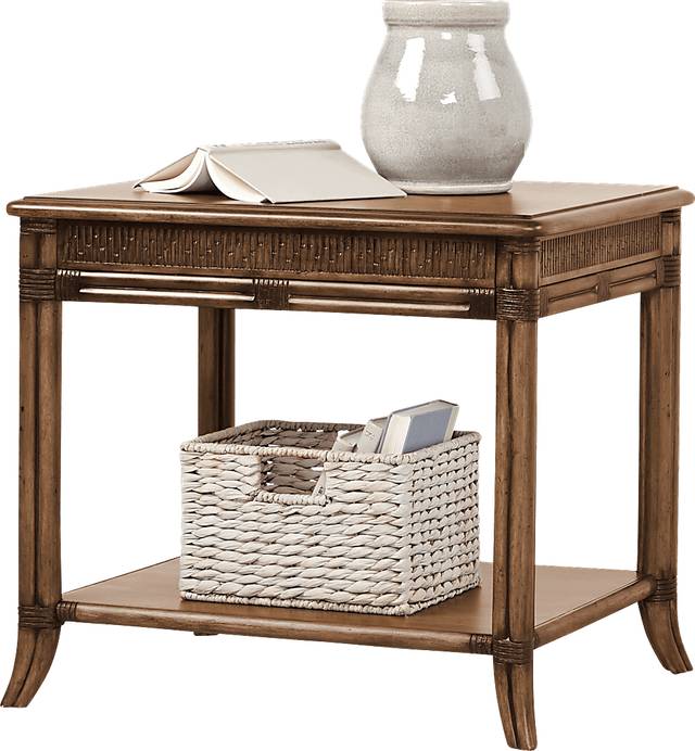 Cindy Crawford Home Sunset Shores Brown End Table - Thumbnail - Image 2