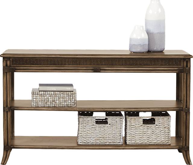 Cindy Crawford Home Sunset Shores Brown Sofa Table - Thumbnail - Image 2