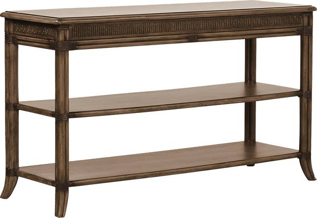 Cindy Crawford Home Sunset Shores Brown Sofa Table - Thumbnail - Image 1