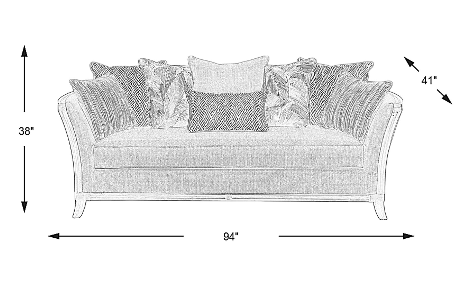 Dimension Image. Please refer to the Dimension Tab on this page for dimension details.