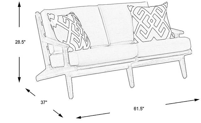 Dimension Image. Please refer to the Dimension Tab on this page for dimension details.