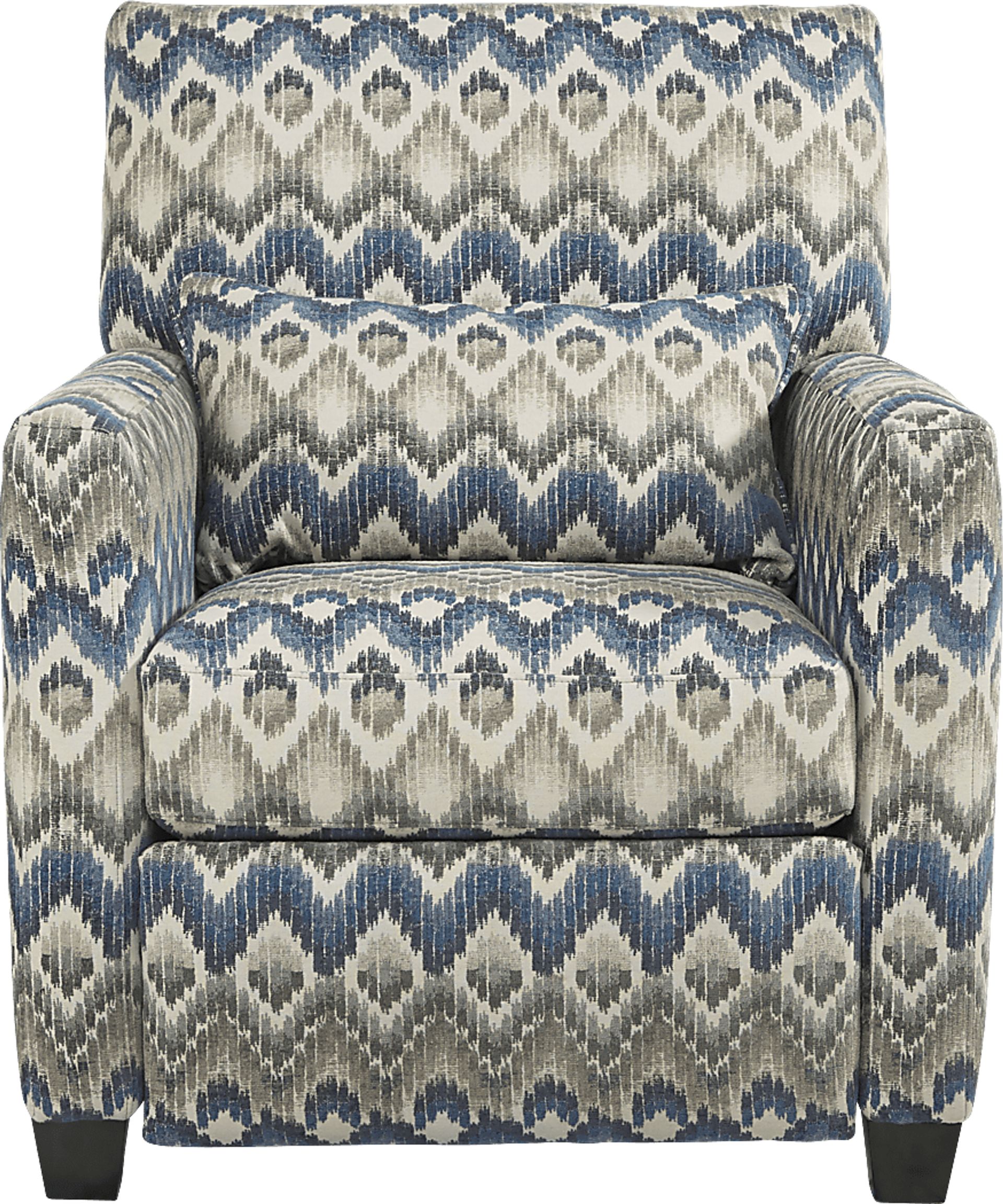 Cindy Crawford Home Telluride Falls Denim Pushback Recliner - Image 3