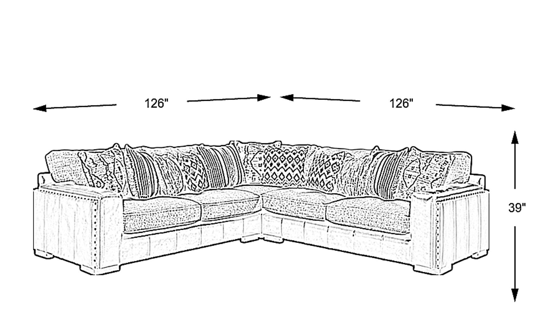Dimension Image. Please refer to the Dimension Tab on this page for dimension details.