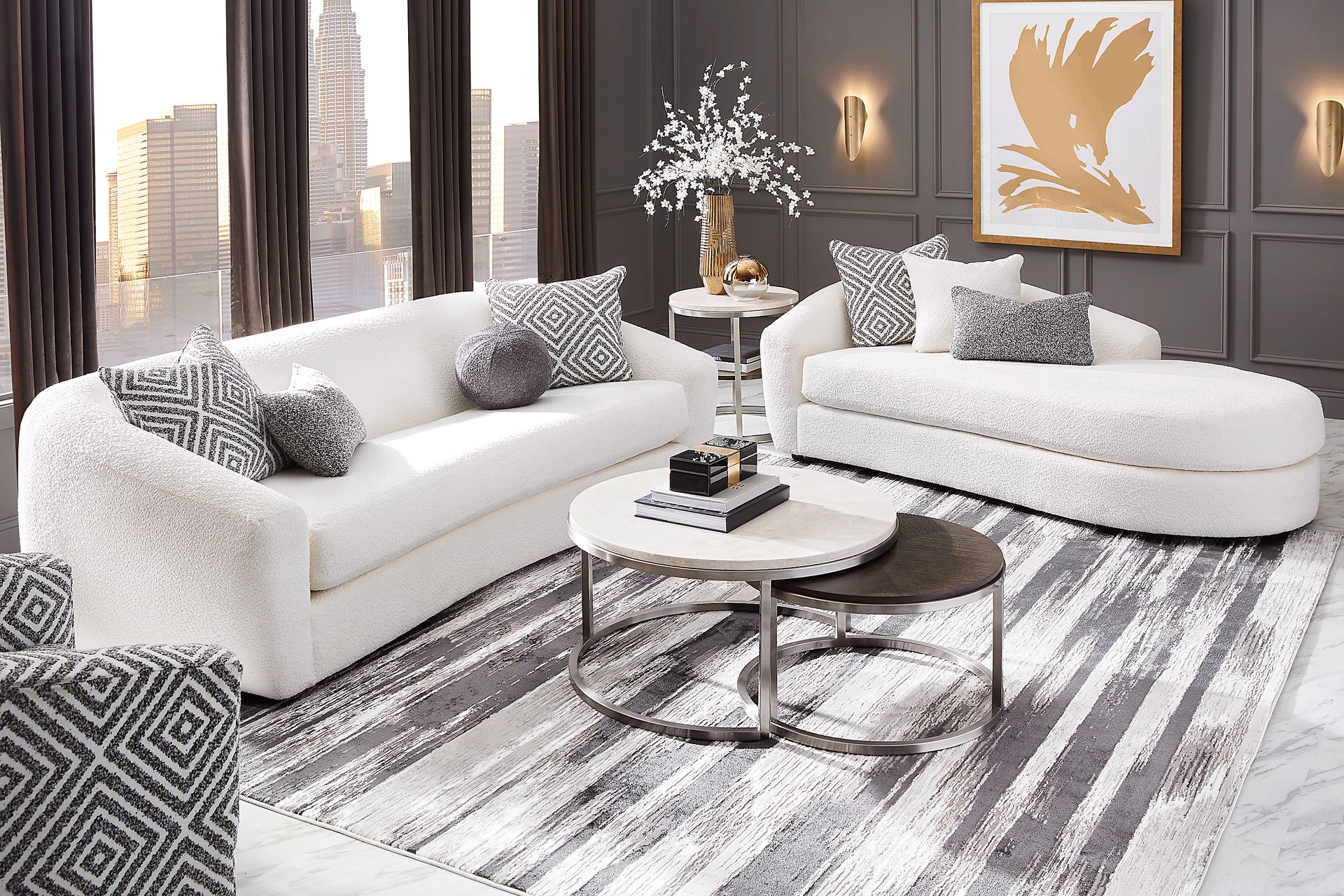 The Swerve White Sofa - Image 2