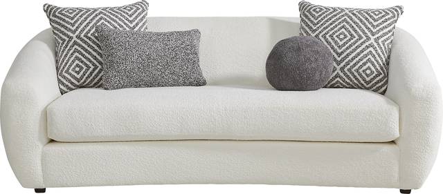 The Swerve White Apartment Sofa - Thumbnail - Image 1