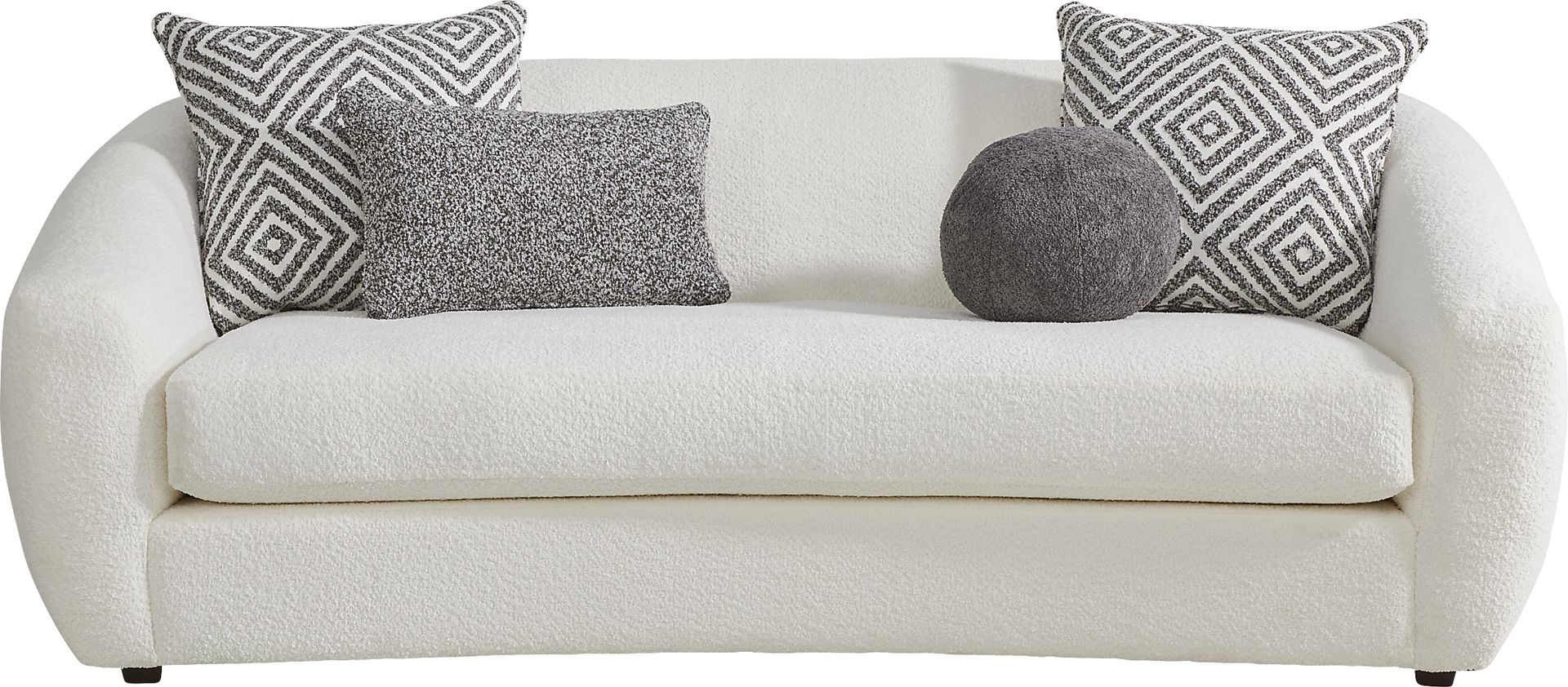 The Swerve White Apartment Sofa - Image 1