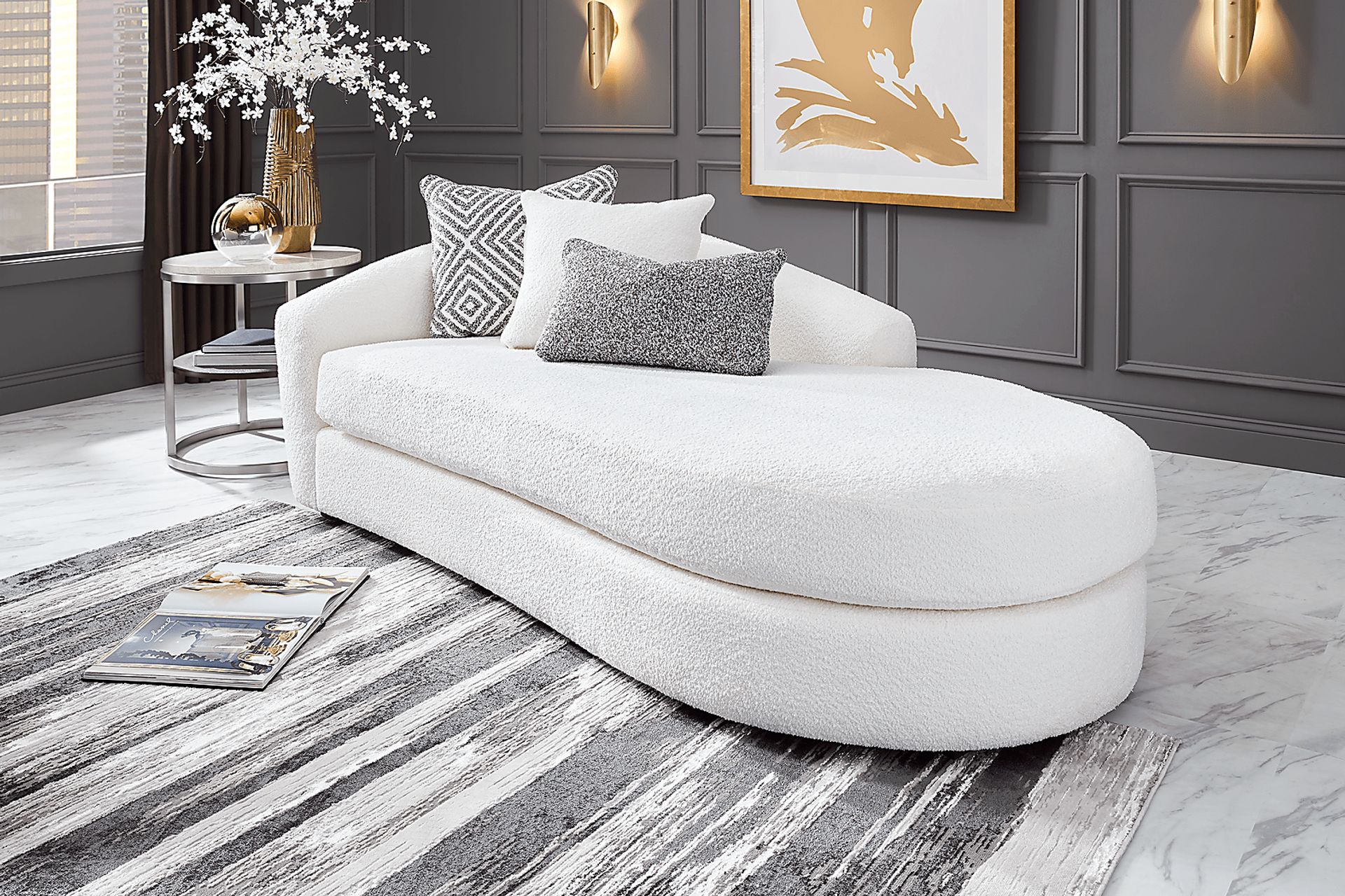 The Swerve White 7 Pc Living Room - Image 9