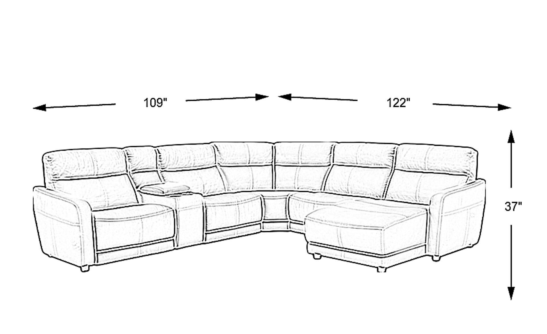 Dimension Image. Please refer to the Dimension Tab on this page for dimension details.