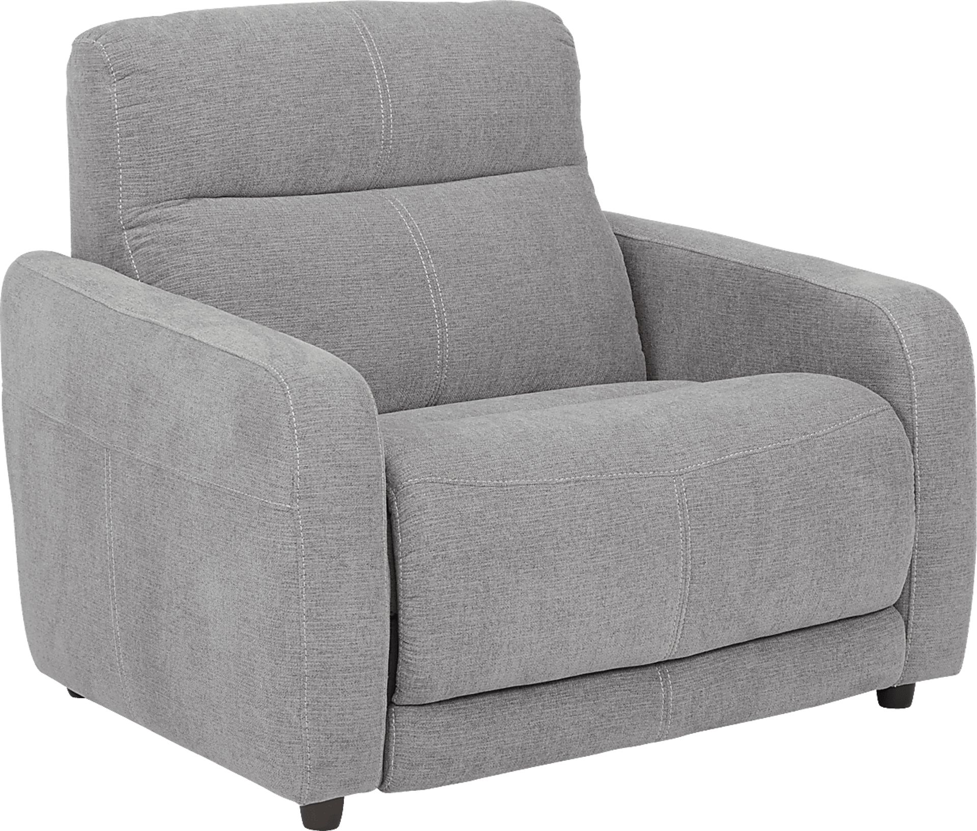 Cindy Crawford Home West Highlands Gray Power Recliner - Image 2