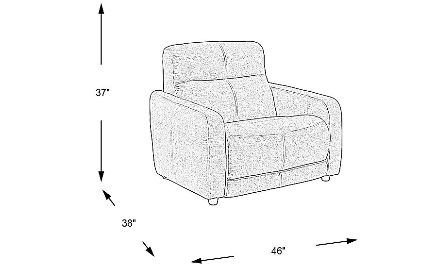 Cindy Crawford Home West Highlands Gray Power Recliner - Rooms To Go