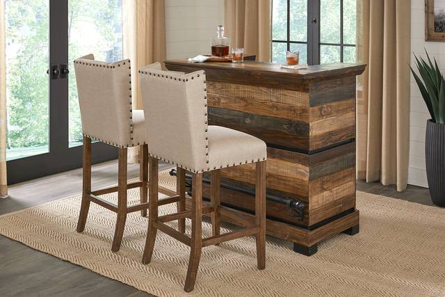 Cindy Crawford Home Westover Hills Brown 3 Pc Bar - Thumbnail - Image 1