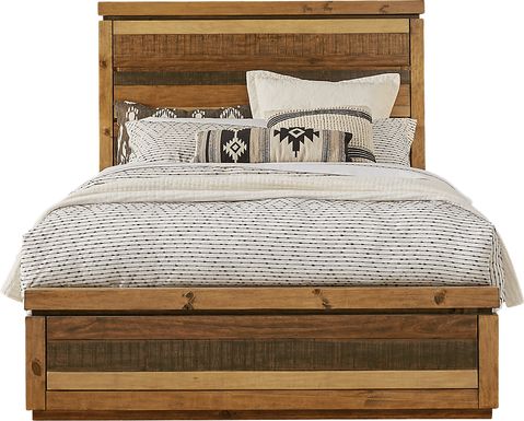 Cindy Crawford Home Westover Hills Brown 3 Pc King Panel Bed