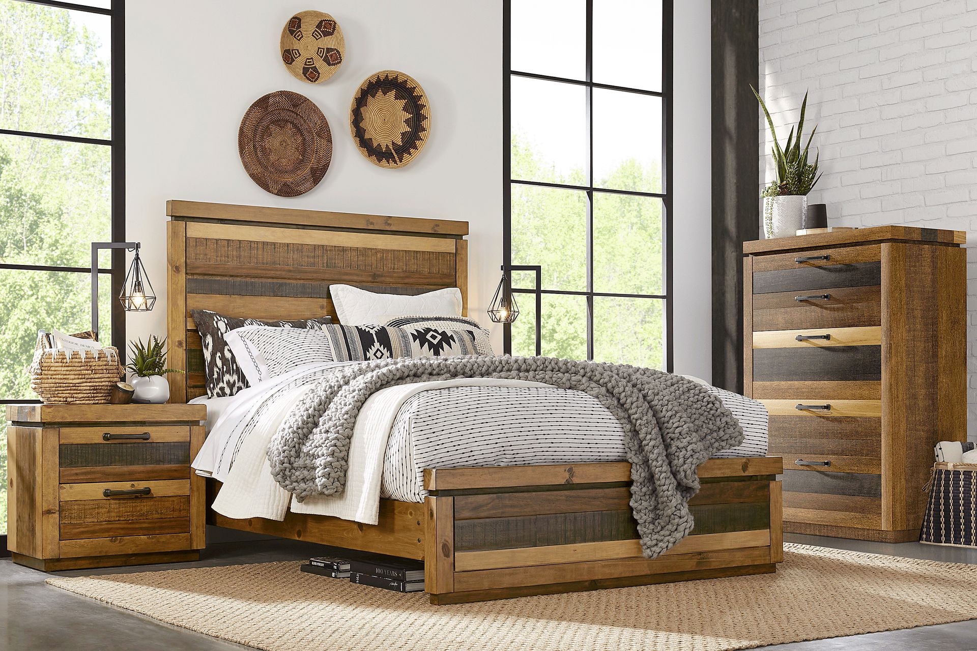 Cindy Crawford Westover Hills 5 Pc Brown Dark Wood Queen Cindy Crawford Westover Hills 5 Pc Brown Dark Wood Queen