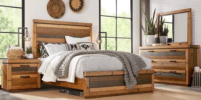 Westover Hills Brown 8 Pc King Panel Bedroom - Thumbnail - Image 1