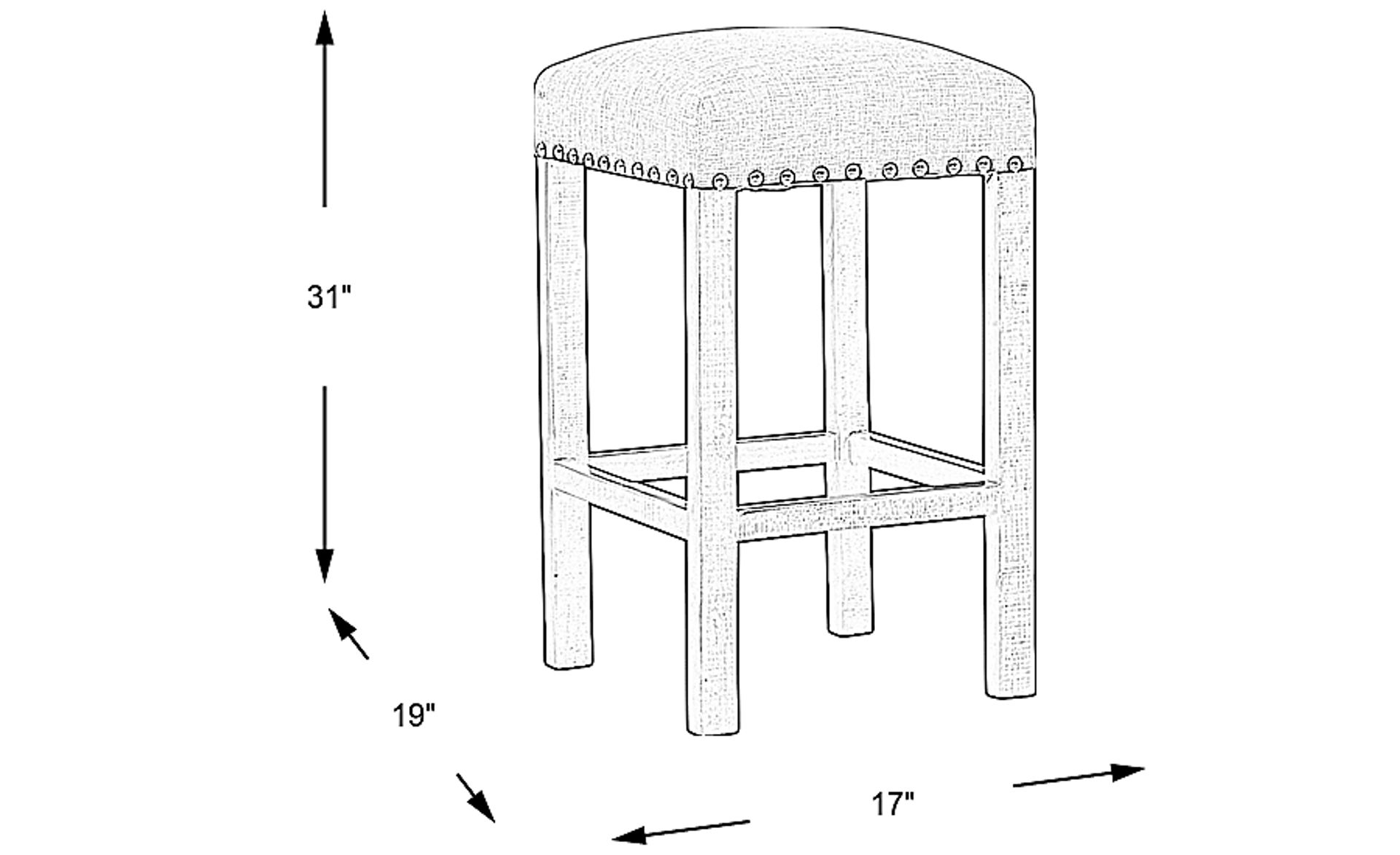 Dimension Image. Please refer to the Dimension Tab on this page for dimension details.