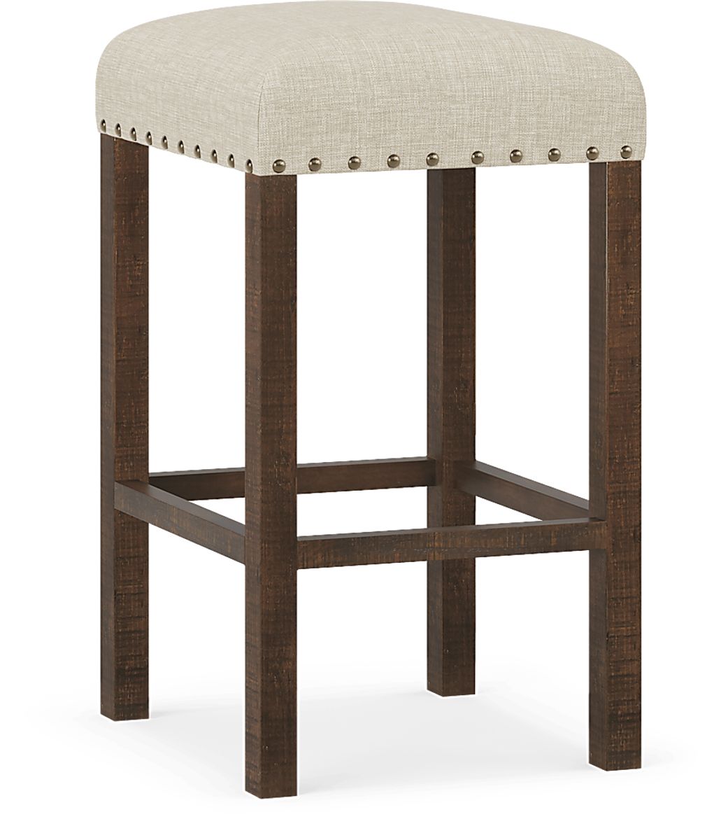 Cindy Crawford Home Westover Hills Brown Bar Height Stool