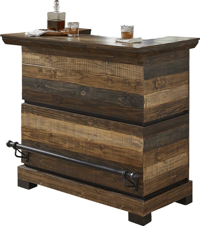 Cindy Crawford Home Westover Hills Brown 3 Pc Bar - Thumbnail - Image 6