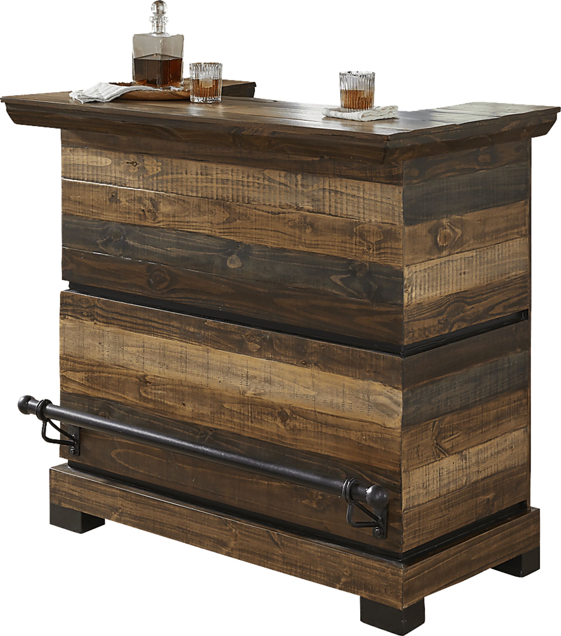 Cindy Crawford Home Westover Hills Brown Bar - Image 5