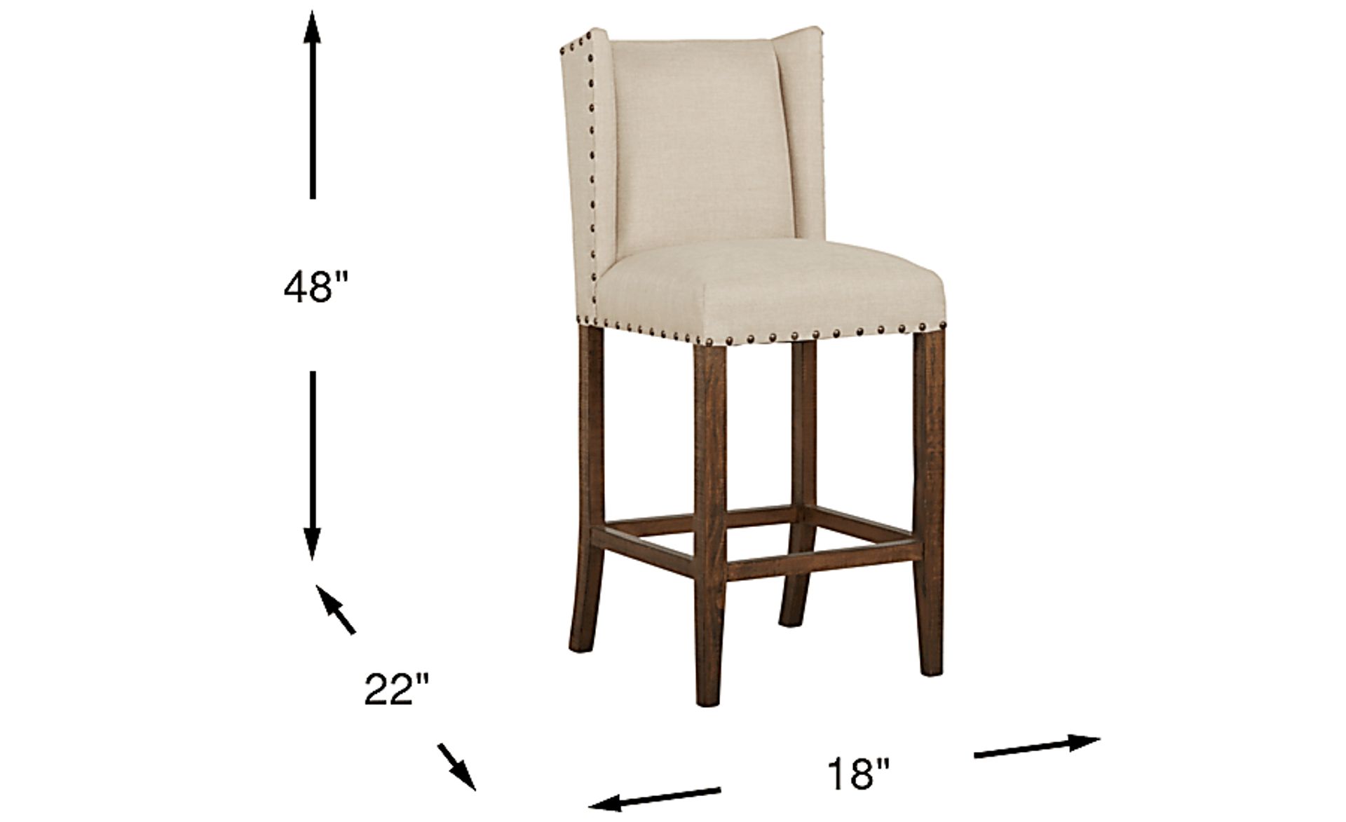 Dimension Image. Please refer to the Dimension Tab on this page for dimension details.