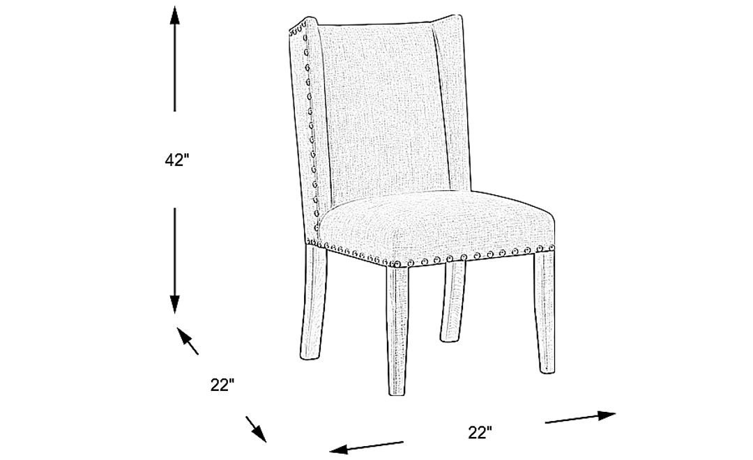 Cindy Crawford Home Westover Hills Brown Side Chair