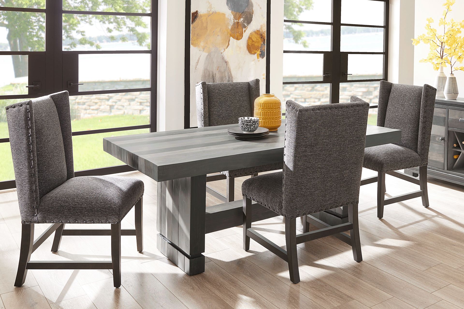 Westover Hills Gray 5 Pc Rectangle Dining Room - Image 1