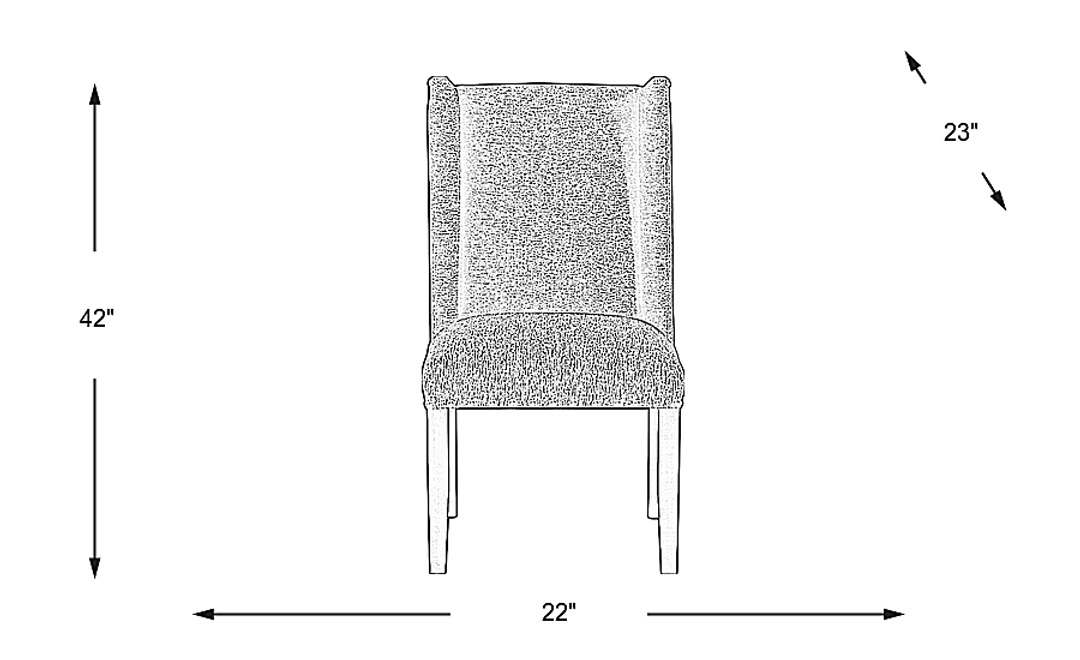Cindy Crawford Home Westover Hills Gray Side Chair
