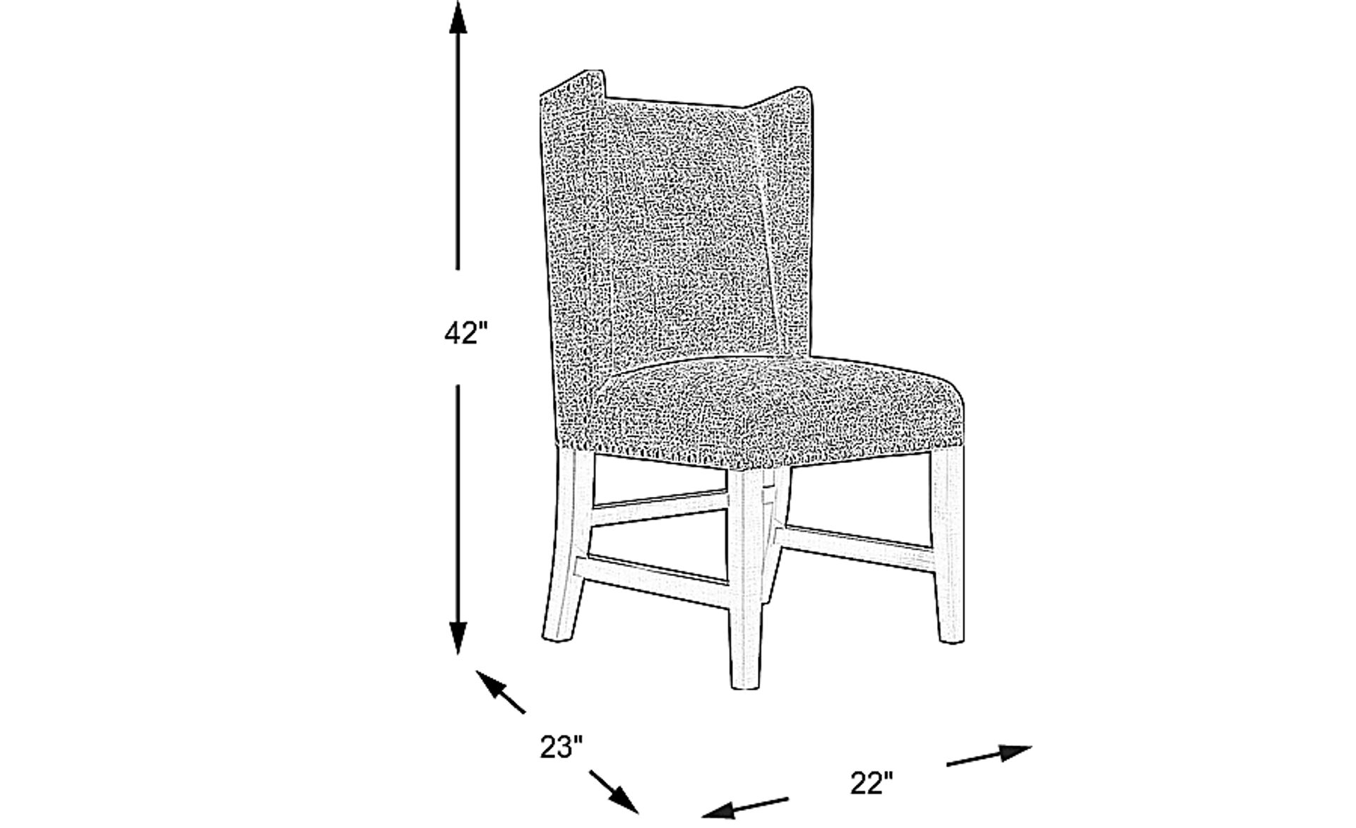 Dimension Image. Please refer to the Dimension Tab on this page for dimension details.