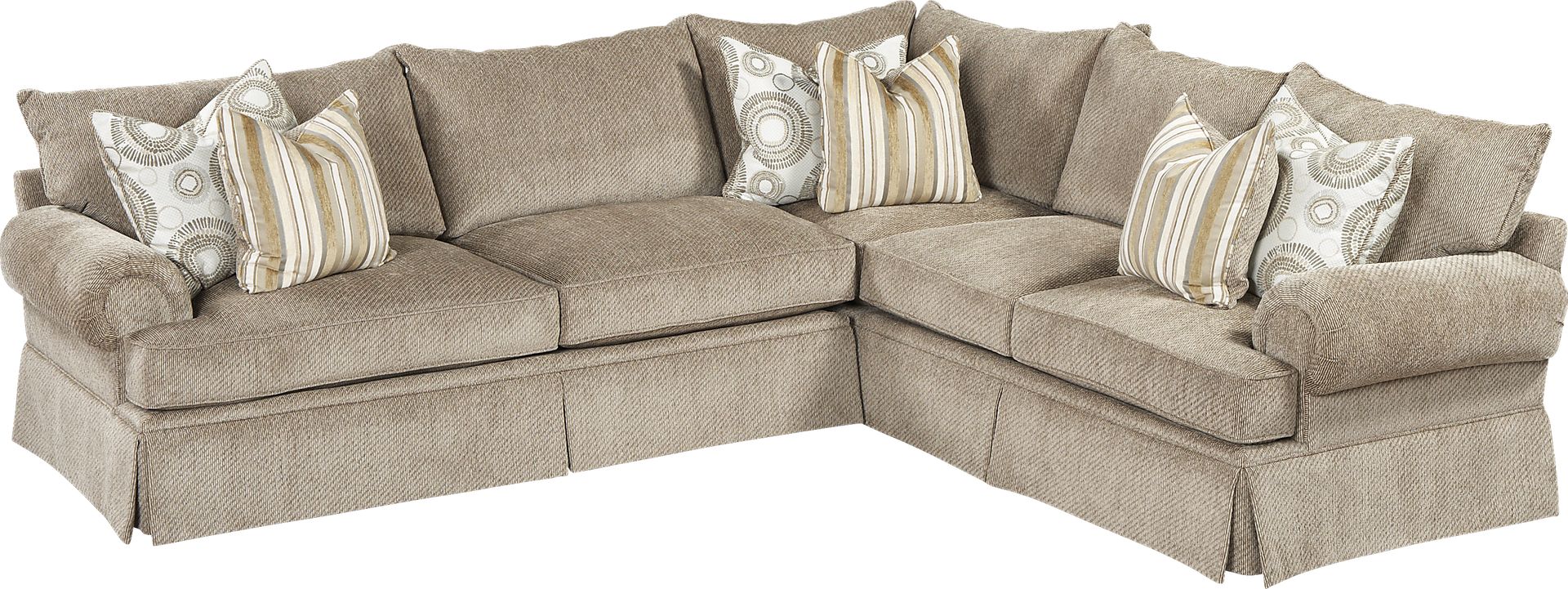 Cindy Crawford Home Brandon Place 2 Pc Sectional - Image 1