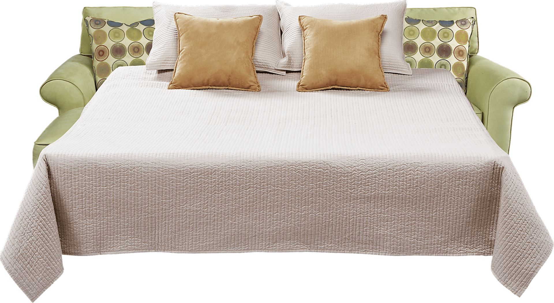Cindy Crawford Home Brookville Wasabi Sleeper Sectional - Image 2