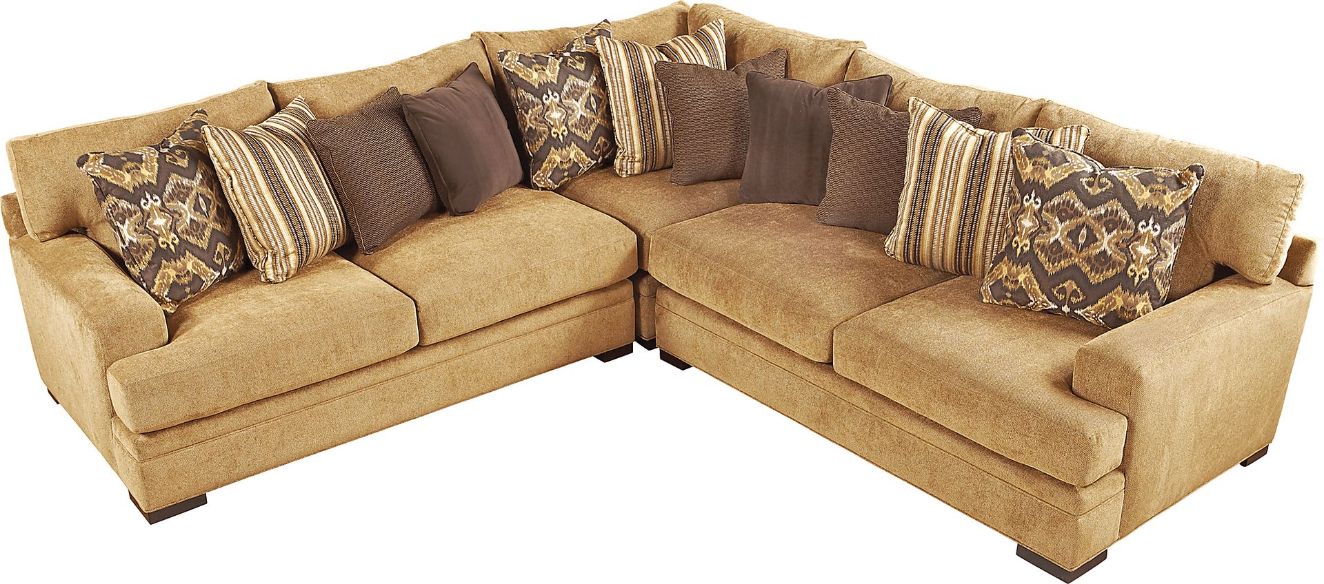 Cindy Crawford Home Buchanan 3 Pc Sectional - Image 1