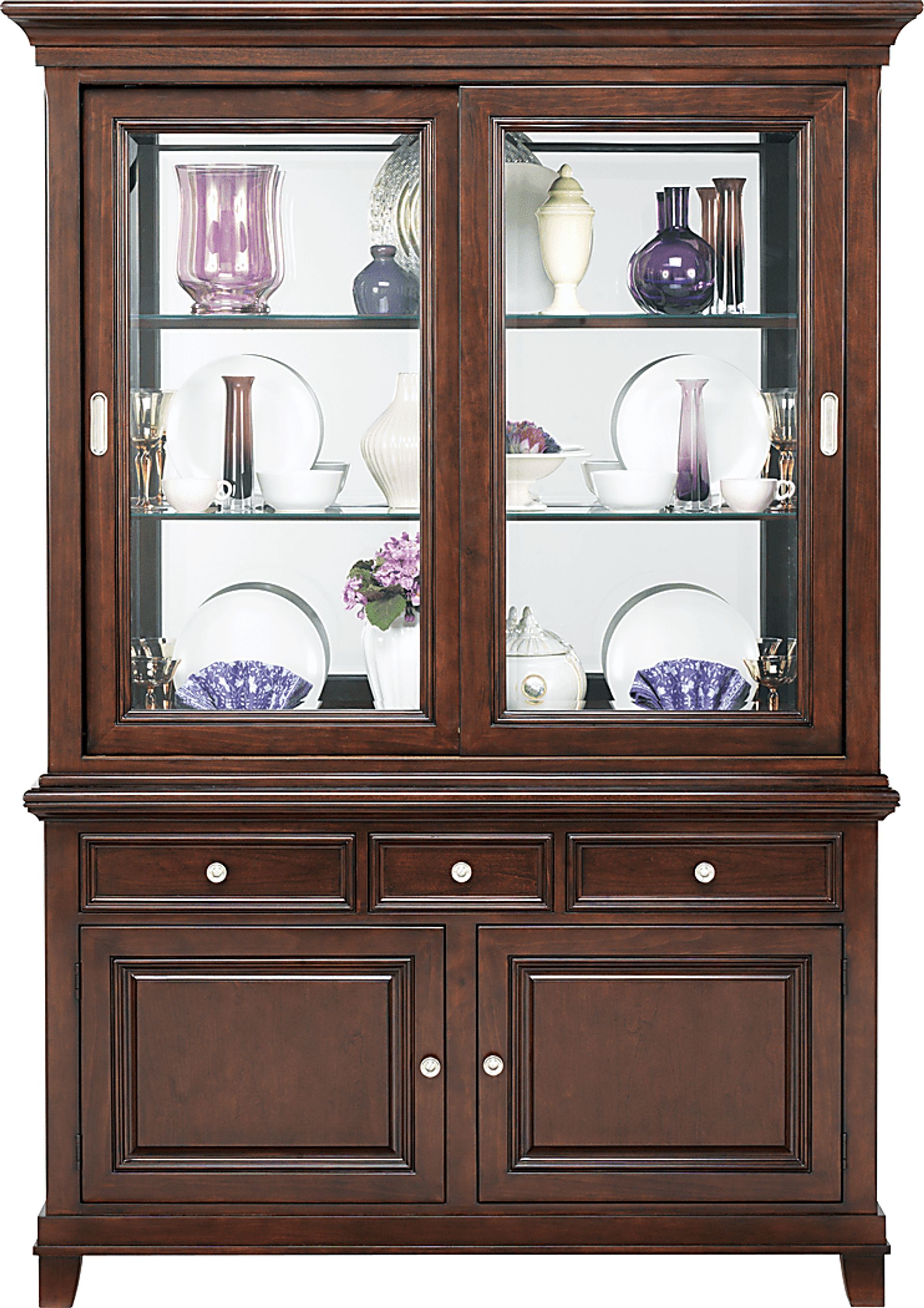 Cindy Crawford Home Lakeshore China Cabinet - Image 1