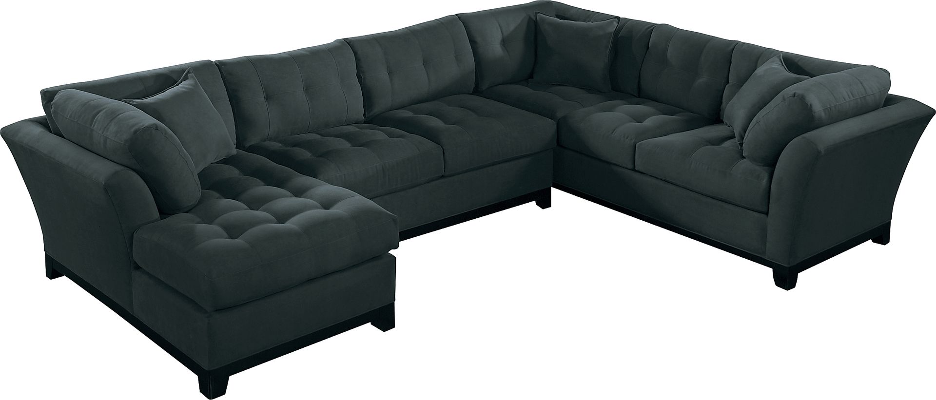 Cindy Crawford Home Metropolis Pine Left 3 Pc Sectional - Image 1